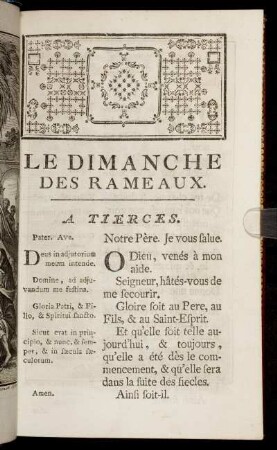 Le Dimanche Des Rameaux.