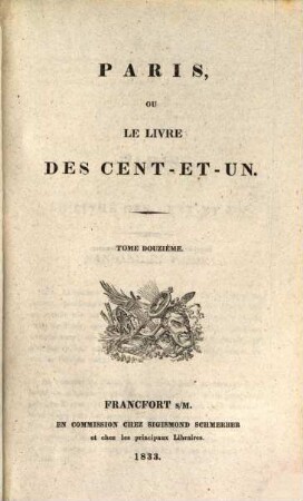 Paris, ou le livre des cent-et-un. 12