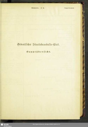 Hauptübersicht