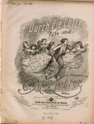 Durch die Lüfte : Polka (schnell) ; op. 45