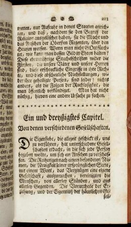 Ein und dreyßigstes Capitel - Fünf und dreyßigstes Capitel