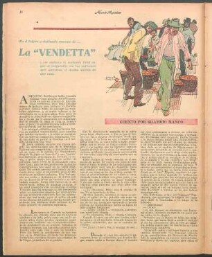 La "vendetta" : Cuento por Silverio Manco