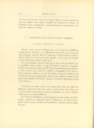 2. Itinéraires sur la rive gauche du Mékhong