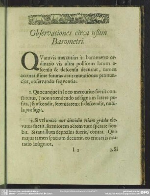 Observationes circa usum Barometri