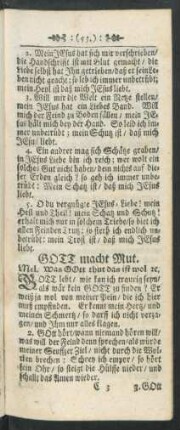 GOTT macht Mut
