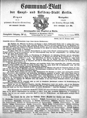 1878,41: No. 41, 13. Oktober 1878