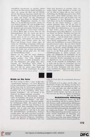 Redaktionelle Mitteilung