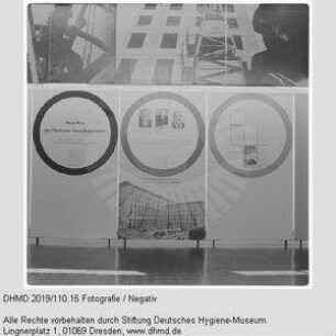 Nationale Hygiene-Ausstellung - Raum 1 - "Neuaufbau des öffentlichen Gesundheitswesens"