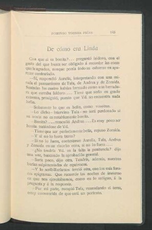 De cómo era Linda
