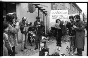 Kleinbildnegativ: Friedensinitiative Kreuzberg, 1983