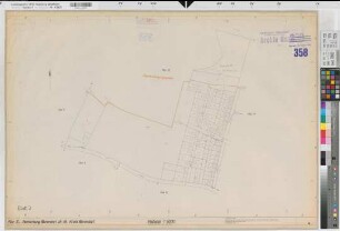 Warendorf (Warendorf), Flurbereinigung Velsen-Warendorf, Bl. 3 alter Bestand Flur 10