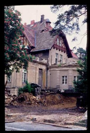 Abriss Leichner-Villa 4.6.76.