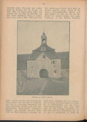 Torhaus zu Testorf, Hofseite.