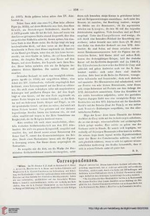 Correspondenzen