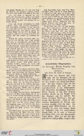 27: Schwäbische Biographien : Herzogin Maria Augusta von Württemberg, [16]