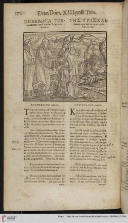 Dominica tertiadecima post sanctæ Trinitatis Festum