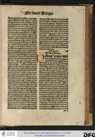 CLXXVI. De sancto Pelagio.