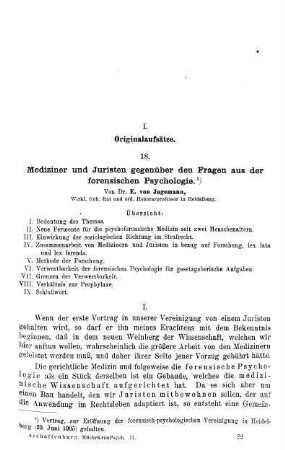 337-422, I. Originalaufsätze