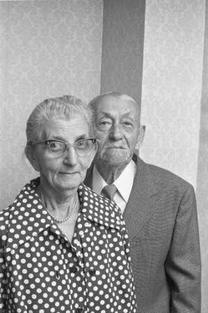 Diamanthochzeit der Eheleute Maria und Michael Rothschink aus der Heidenstückersiedlung