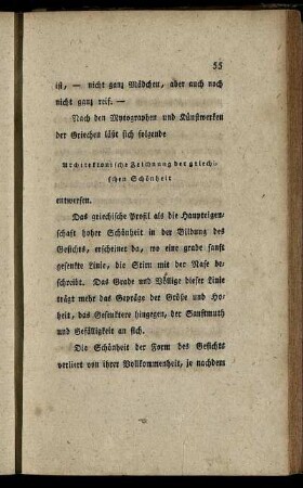 Architektonische Zeichnung der griechischen Schönheit.