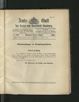 No. 129, 24. August 1904.