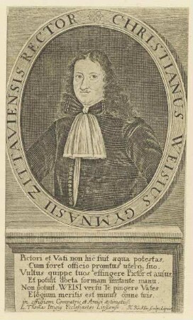 Bildnis des Christianus Weisius