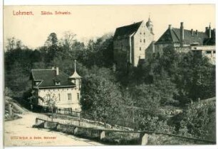 Lohmen. Blick auf Lohmen