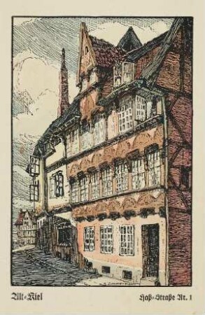 Kiel - Haßstraße, Haus Nr. 1