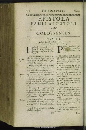 Epistola Pauli Apostoli Ad Colossenses