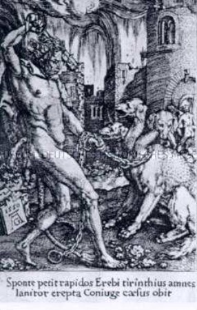 Herkules und Cerberus - aus der Folge "Die Taten des Herkules"