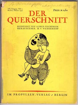 Der Querschnitt, Februar 1927