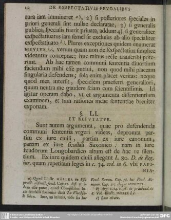 §. LI. Et Refutatur