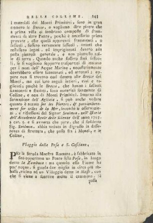 Viaggio dalla Pesa a S. Casciano.