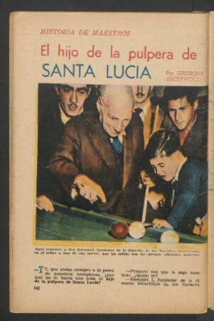 El hijo de la pulpera de Santa Lucia : Historia de maestros