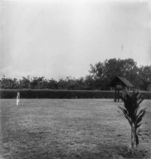Wetterstation : Meterologische Station auf einer Plantage der Afrikanischen Frucht-Compagnie (A.F.C.).