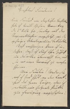 Brief an Georgine Schubert : 19.03.1861