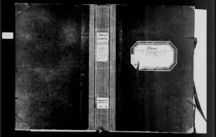 Ittlingen, israelitische Gemeinde: Standesbuch 1835-1869