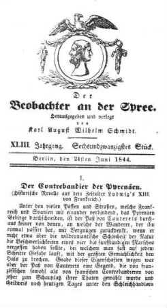 26. Stueck, 24. Juni 1844