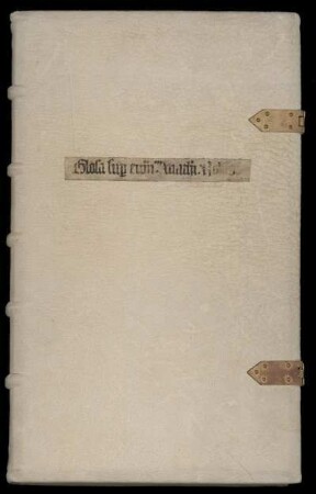 Evangelium secundum Mattheum cum glossa. Evangelium secundum Johannem cum glossa