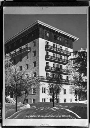 "Eisenbetonrahmenbau Feldberger Hof 1279 üM"