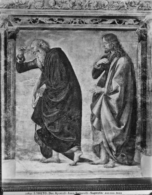Ausmalung — Christus und Paulus?
