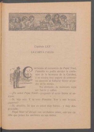 Capítulo LXX - La carta falsa