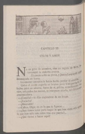 Capítulo III - Celos y amor