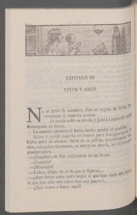 Capítulo III - Celos y amor