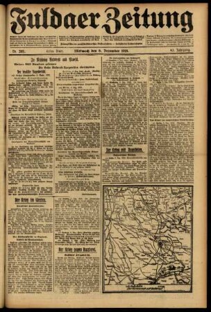 Erste Ausgabe vom Mittwoch, den 06. Dezember 1916.