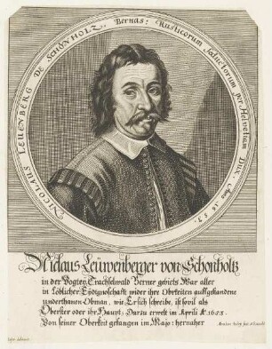 Bildnis des Nicolaus Leuenberg de Schönholz
