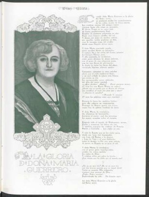 A la gloria de doña María Guerrero