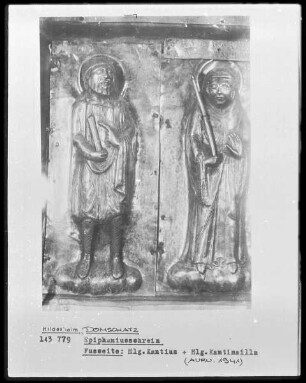 Fuß-Schmalseite, Hl. Cantius und Hl. Cantianilla
