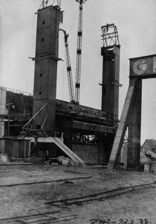 Baustelle Schiffshebewerk Rothensee/Mittellandkanal