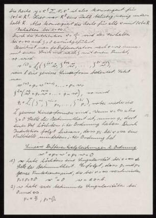 Lineare Differentialgleichungen 2. Ordnung.